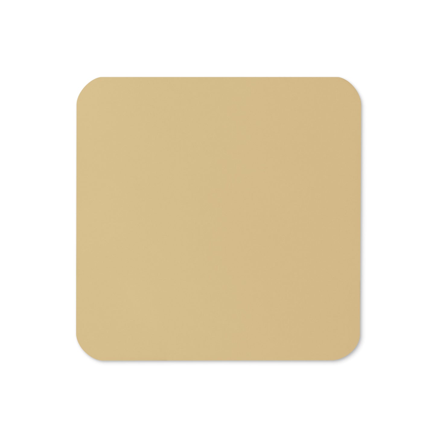 Solid Colour Cork-back coasters
