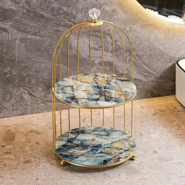 Bird Cage Cosmetic Organizer