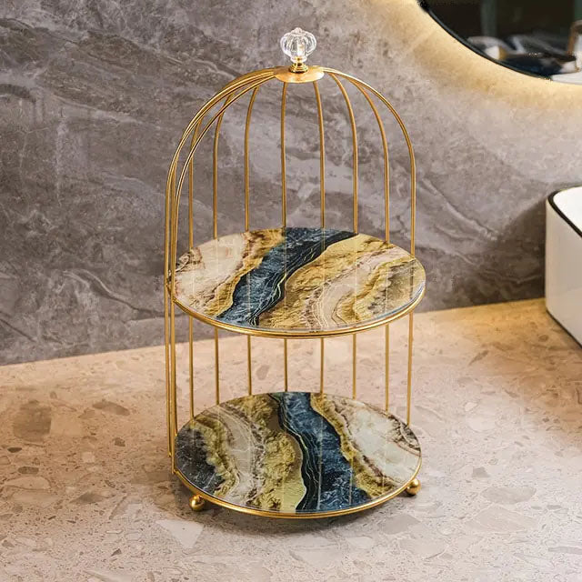 Bird Cage Cosmetic Organizer