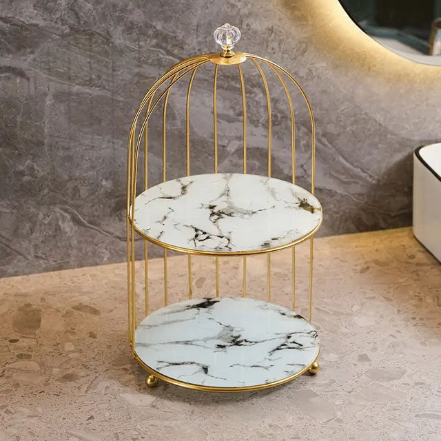 Bird Cage Cosmetic Organizer