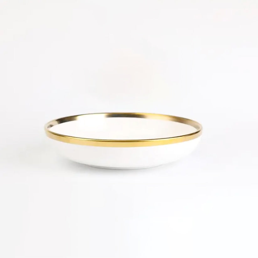 Elegant Gilt Rim Ceramic Dinnerware Set