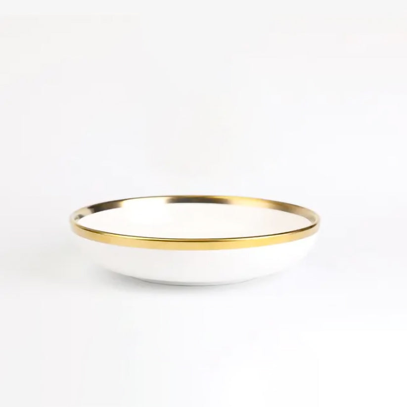 Elegant Gilt Rim Ceramic Dinnerware Set