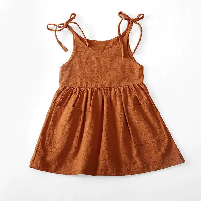 Everyday Comfort Sleeveless Cotton Toddler Dress