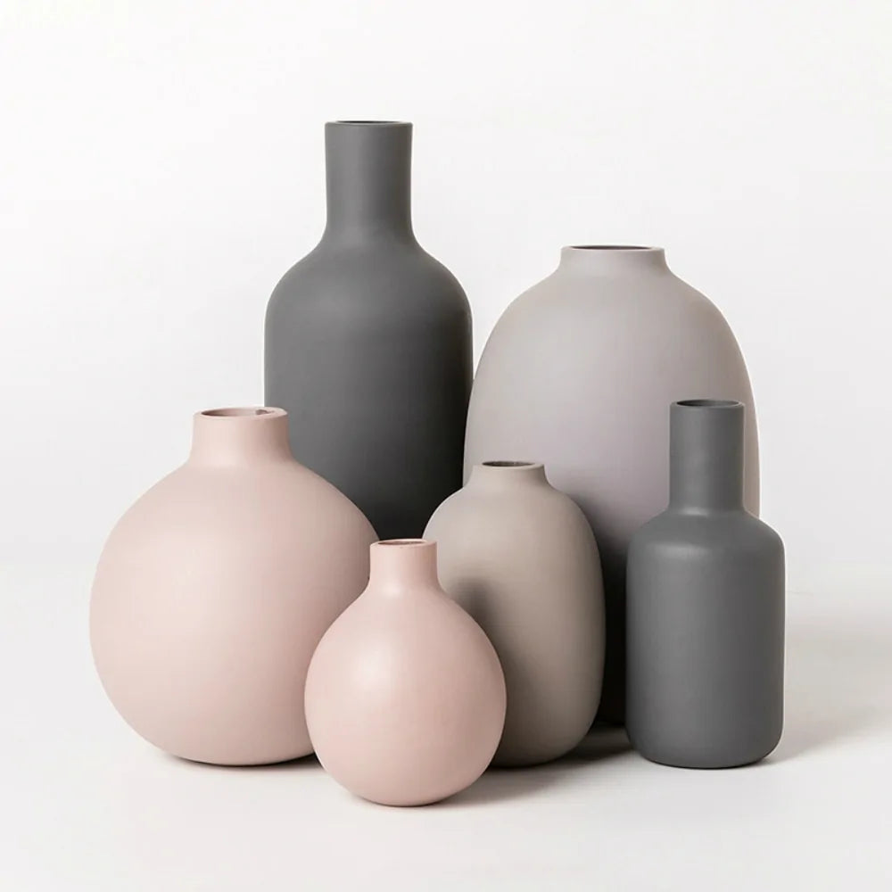Scandinavian Serenity Glass Vase