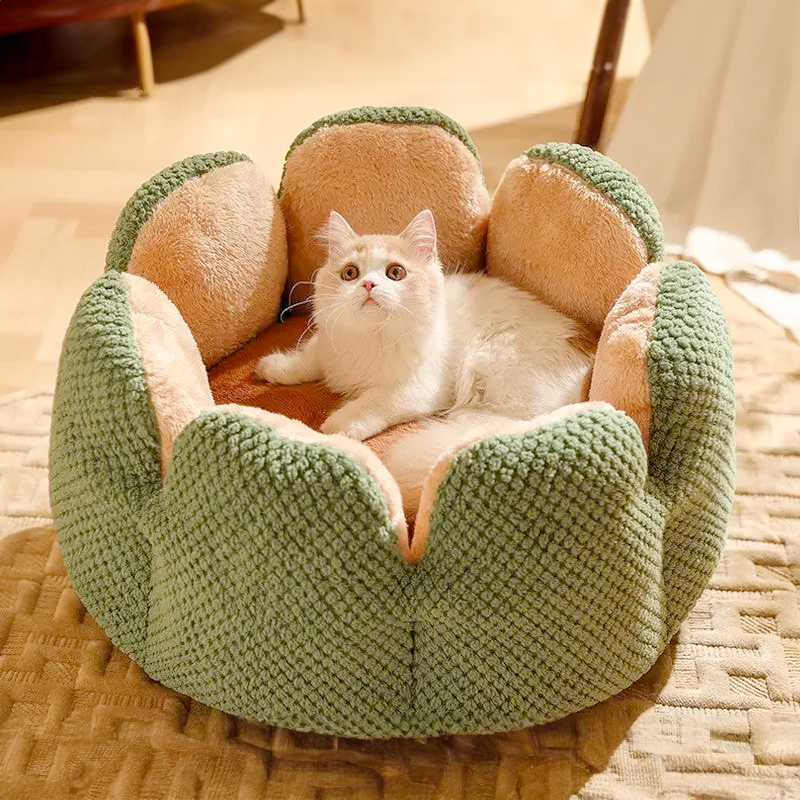 Cozy Cactus Nest Pet Bed