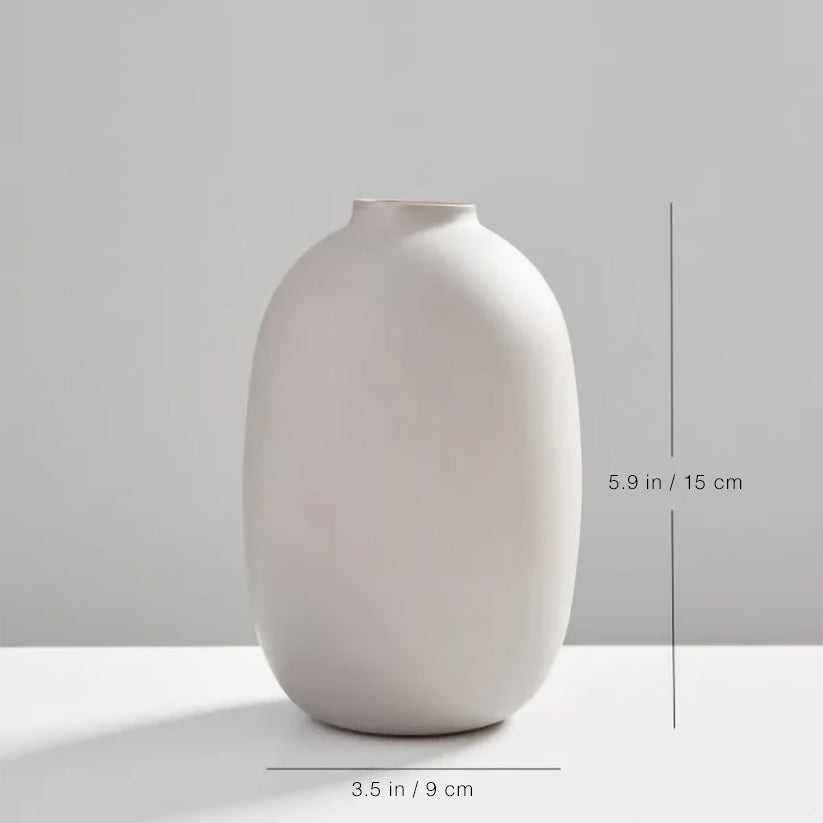 Scandinavian Serenity Glass Vase