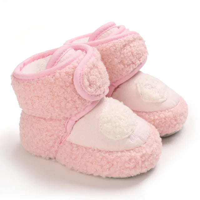 Cozy Toes Baby Booties, Little Lamb
