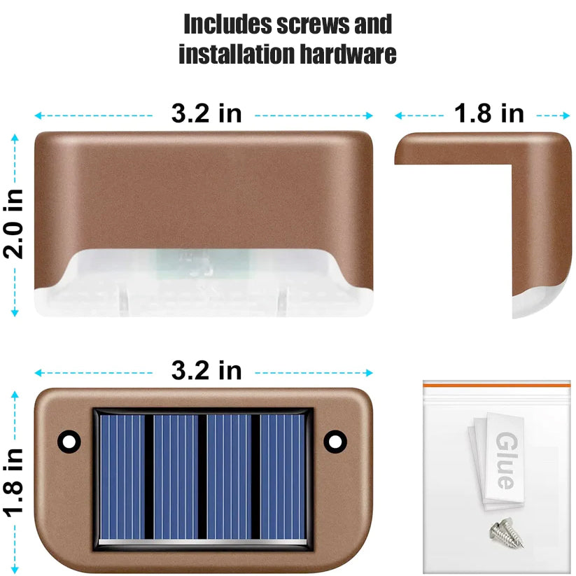 Waterproof Solar Deck Lights