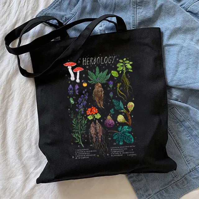 Herbology Canvas Tote Bag