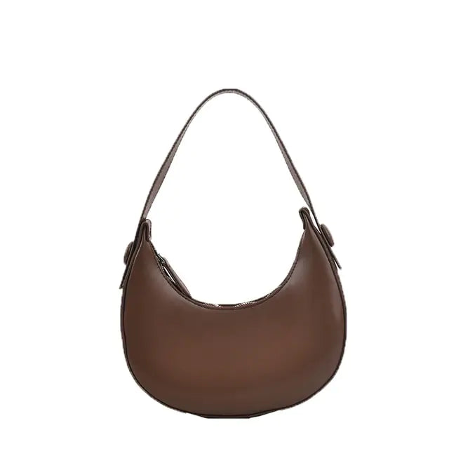 Wayfarer Faux Leather Hobo Shoulder Bag