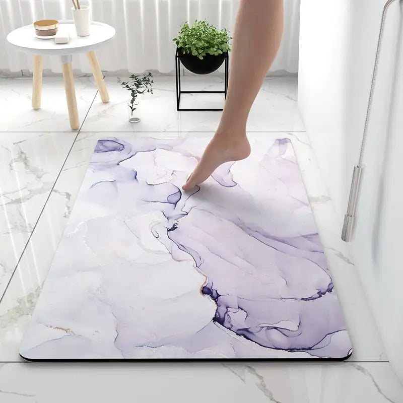 Marbleluxe Non-slip Quick-Dry Rubber Bath Mat