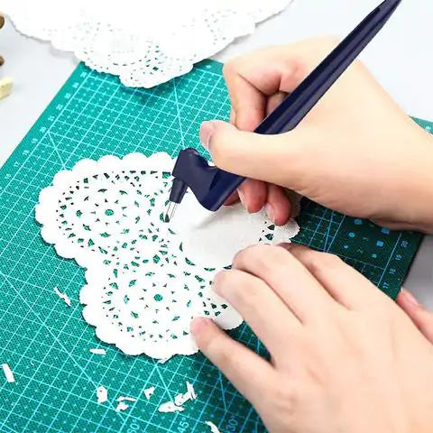 SwivelSlice 360-Degree Rotating Craft Cutting Tool