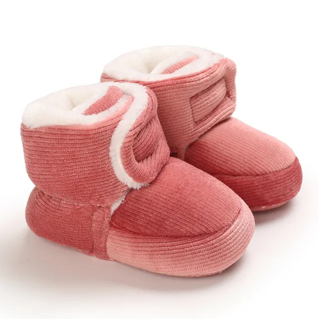 Cozy Toes Baby Booties, Corduroy