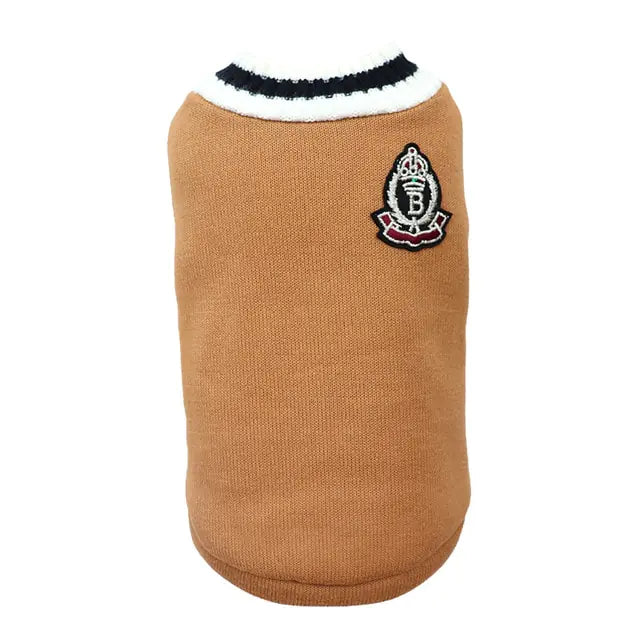 FurryFrat College Style Dog Coat