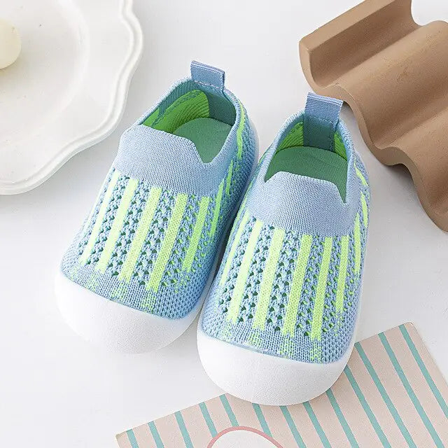 BreezeFlex Striped Toddler Sneakers