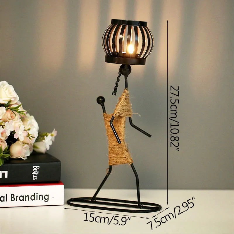 Tribal Impressions Candle Holders