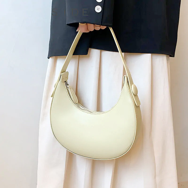 Wayfarer Faux Leather Hobo Shoulder Bag