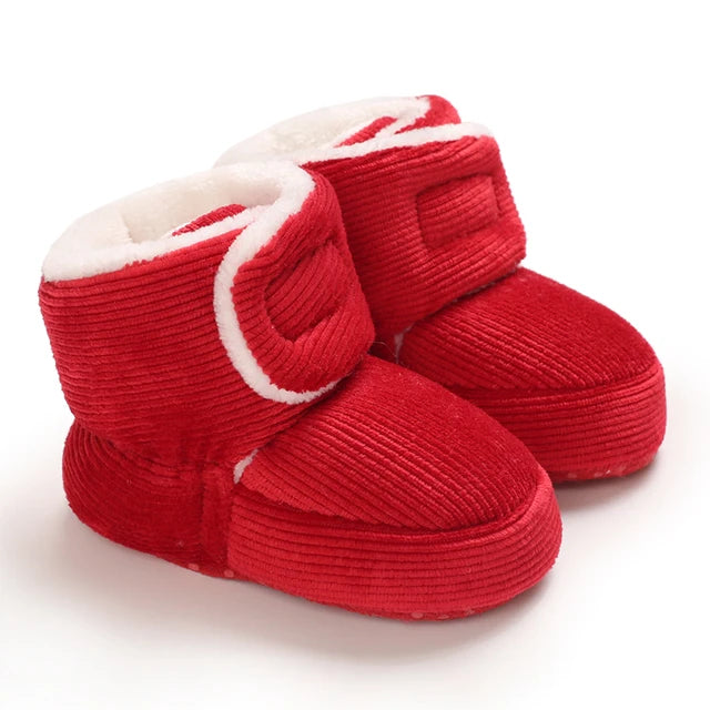 Cozy Toes Baby Booties, Corduroy