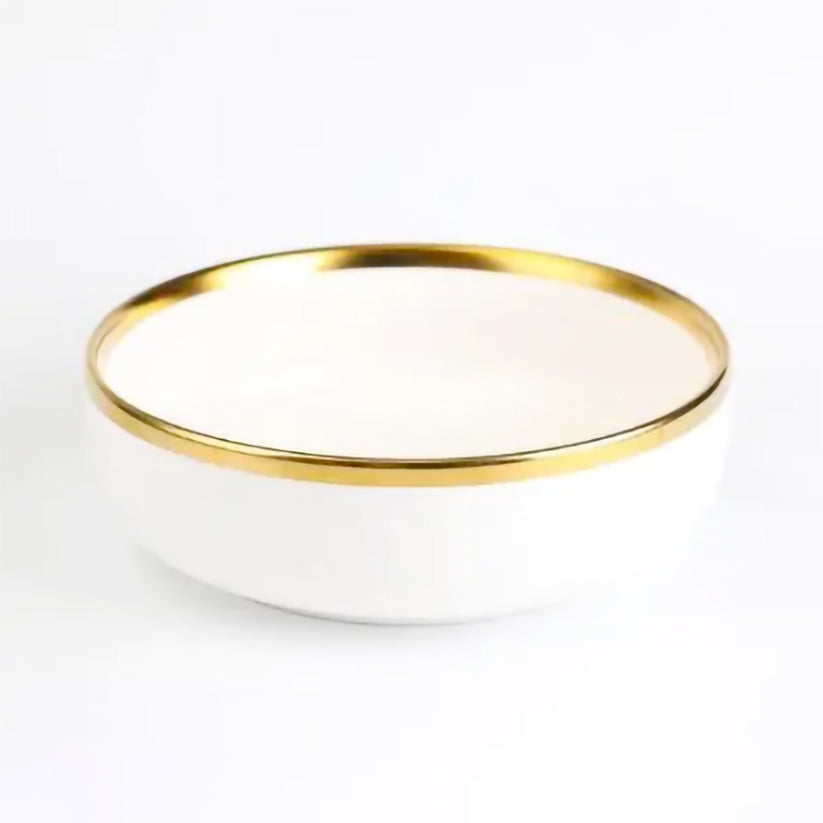 Elegant Gilt Rim Ceramic Dinnerware Set