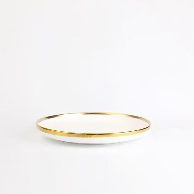 Elegant Gilt Rim Ceramic Dinnerware Set