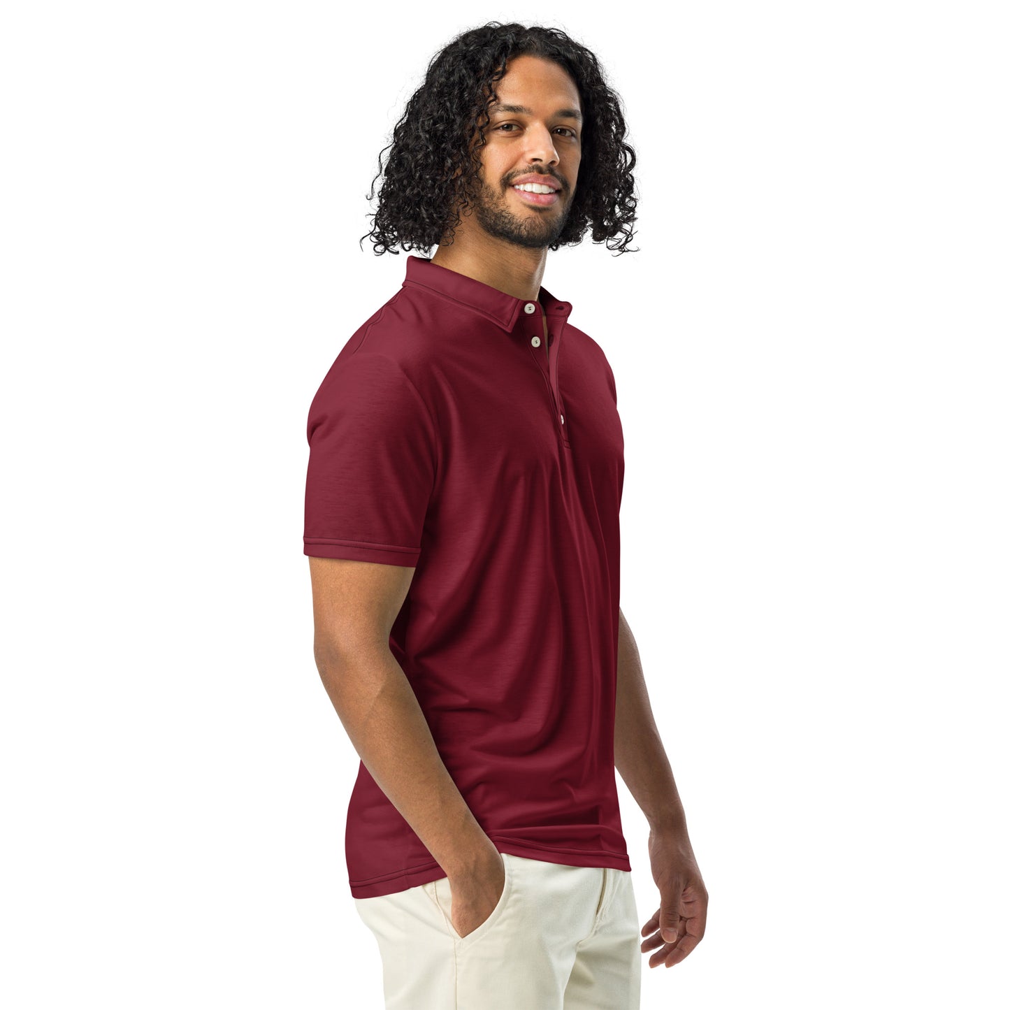 Contour Polo Slim Fit - Deep Burgundy
