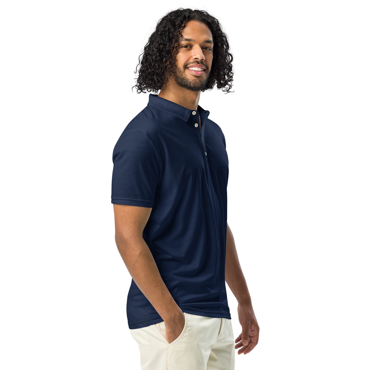 Contour Polo Slim Fit - Marineblau