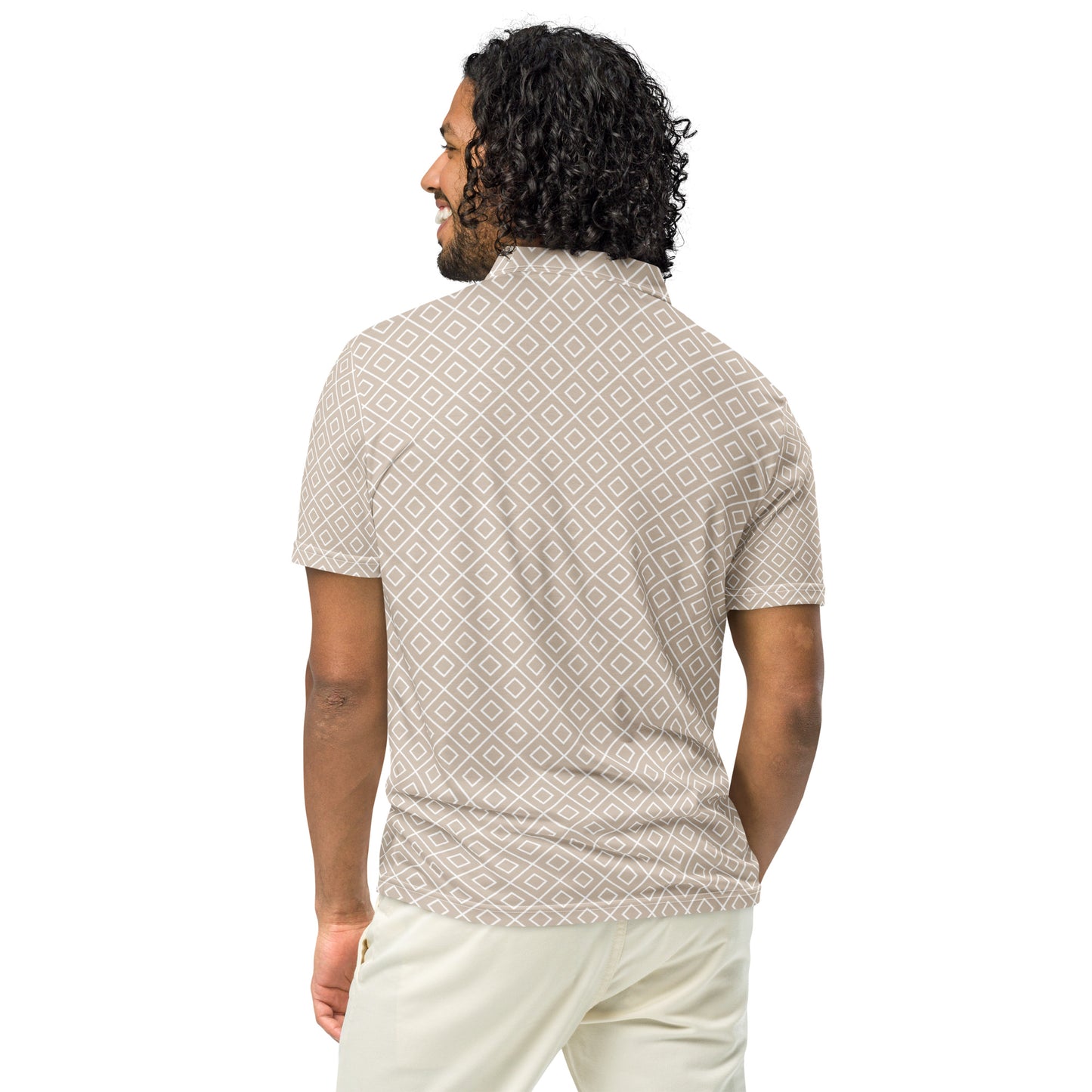 Contour Polo Slim Fit - Diamond Weave