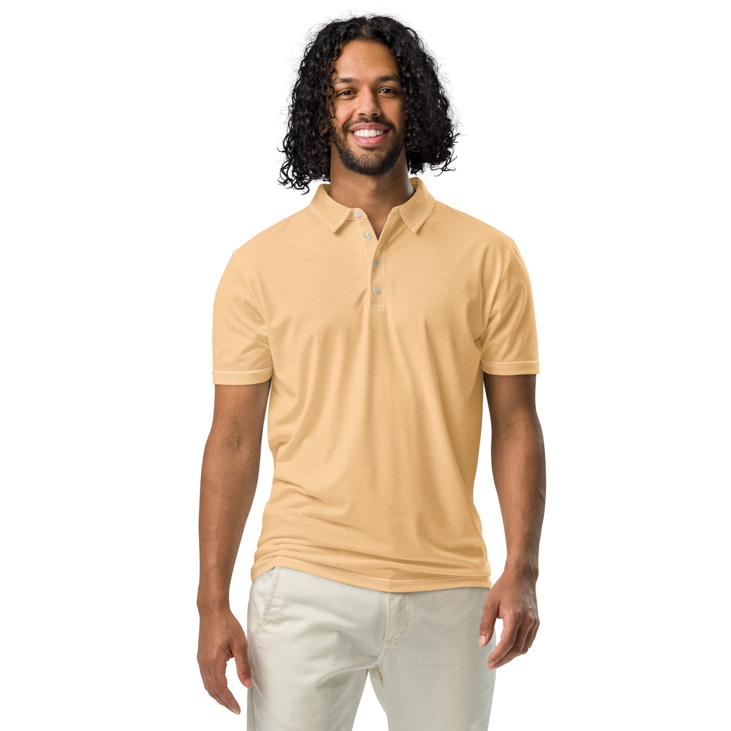 Contour Polo Slim Fit - Papaya