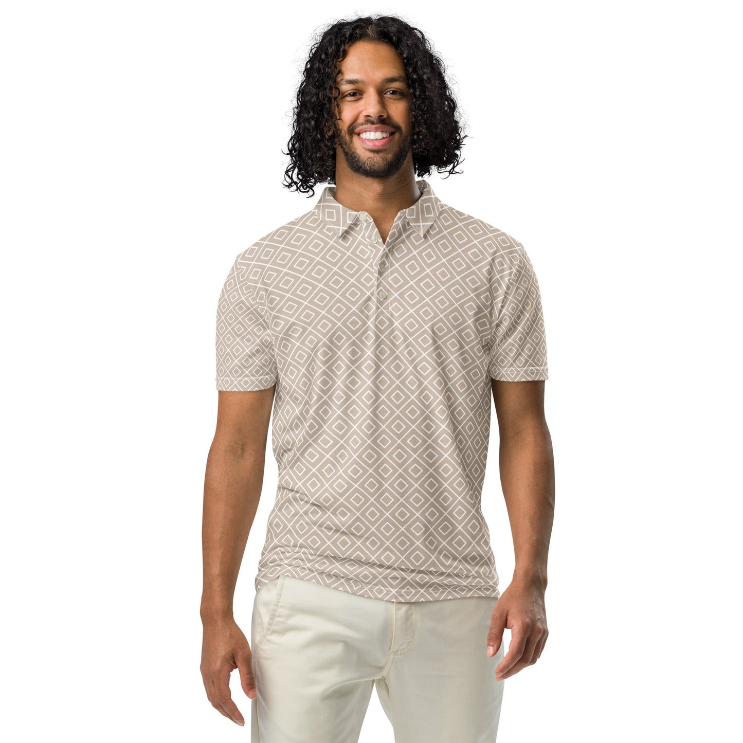 Contour Polo Slim Fit - Diamond Weave