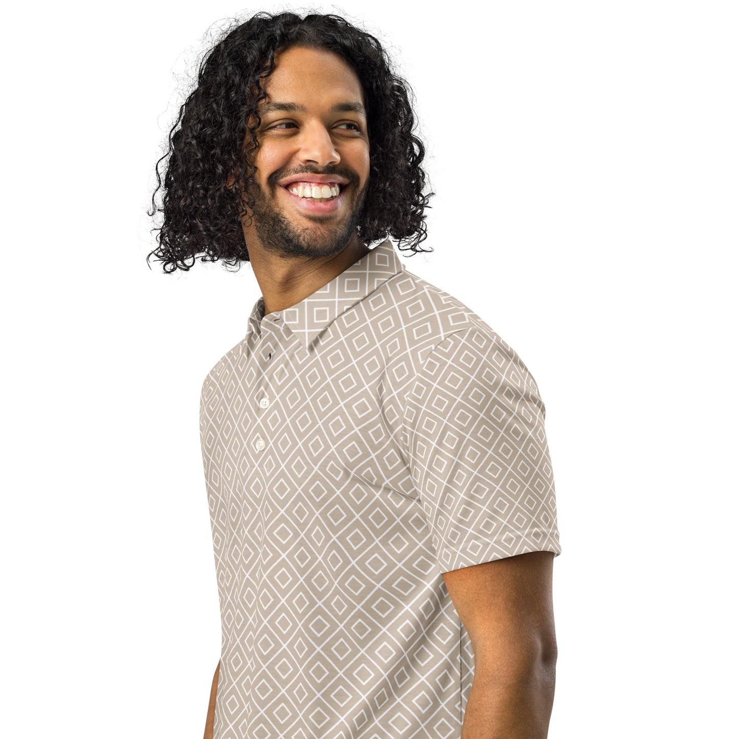 Contour Polo Slim Fit - Diamond Weave