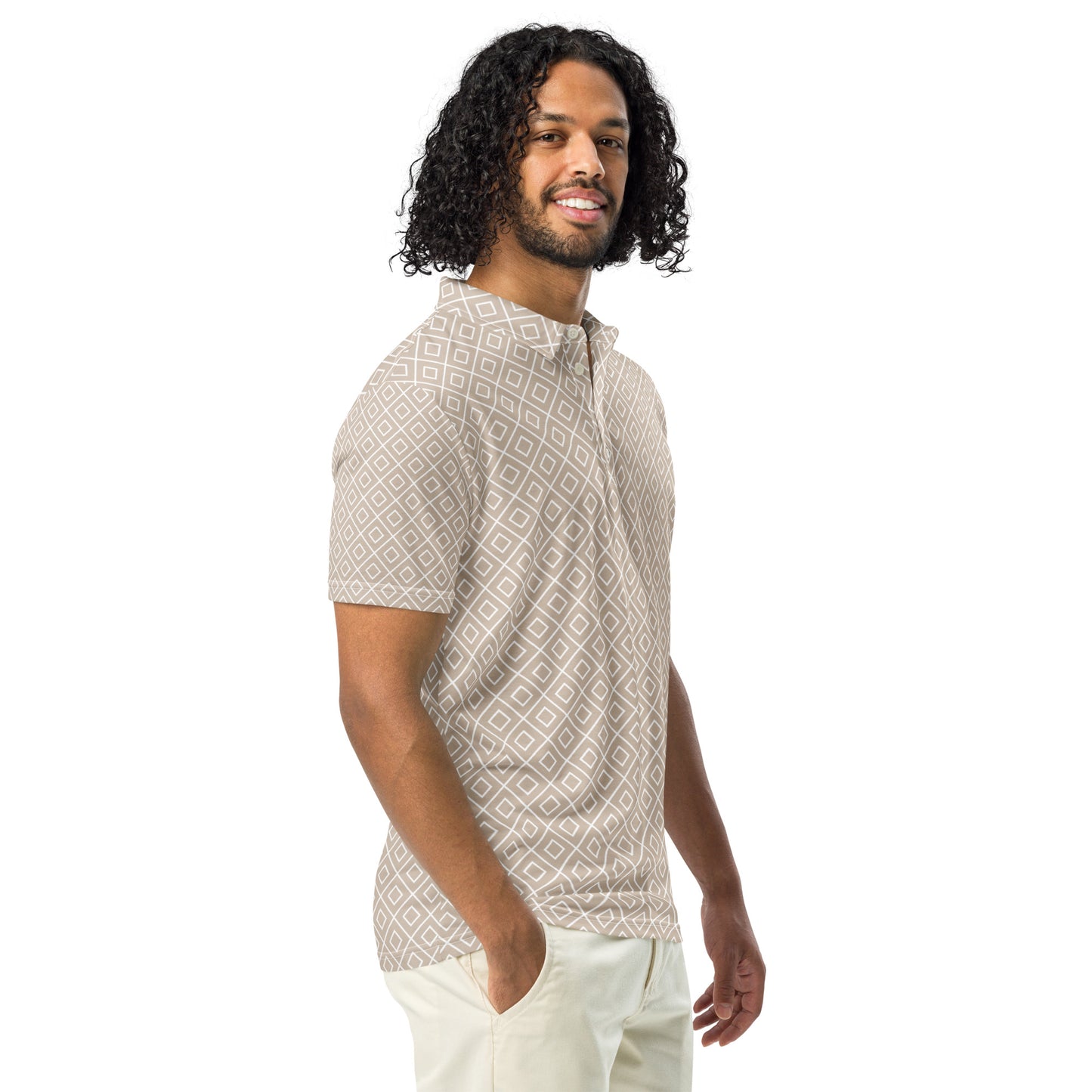 Contour Polo Slim Fit - Diamond Weave