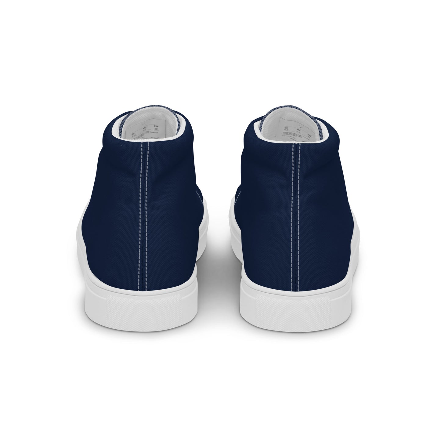 Men’s high top canvas shoes - Navy Blue