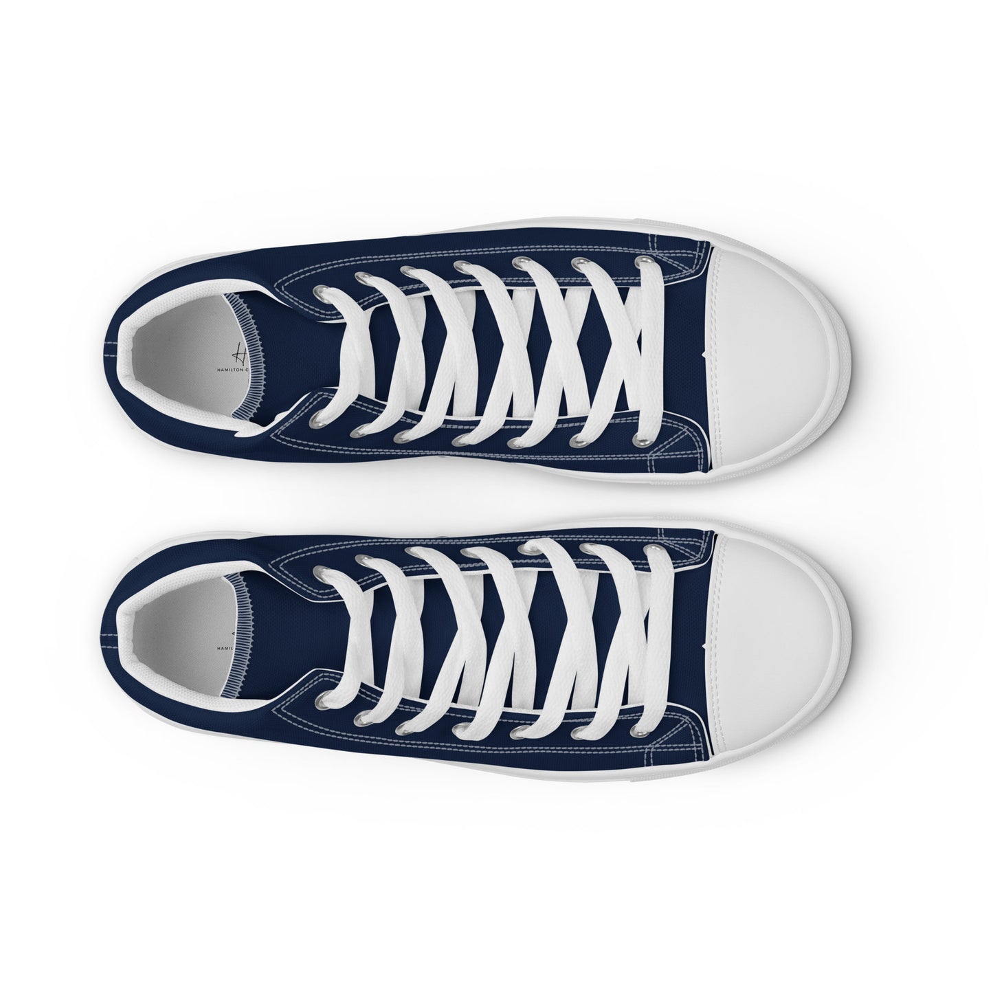 Men’s high top canvas shoes - Navy Blue
