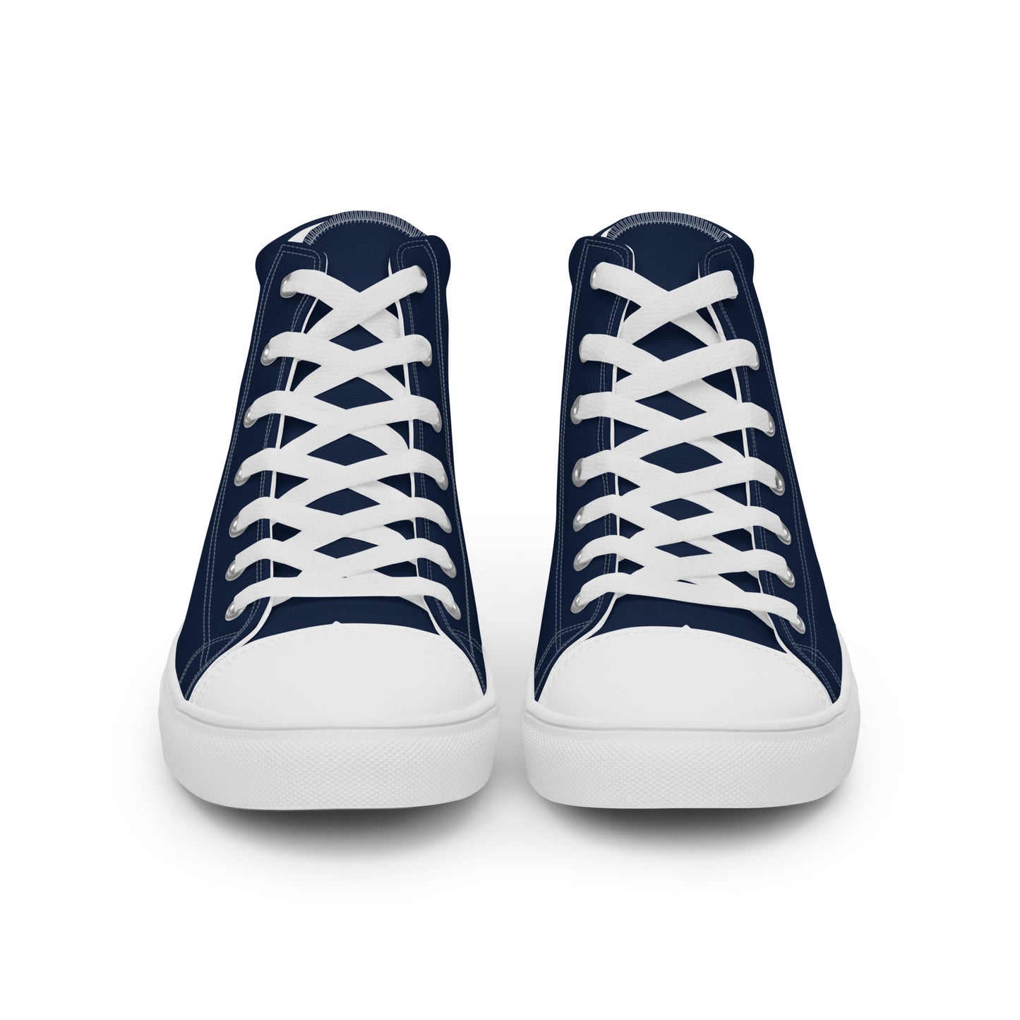 Men’s high top canvas shoes - Navy Blue
