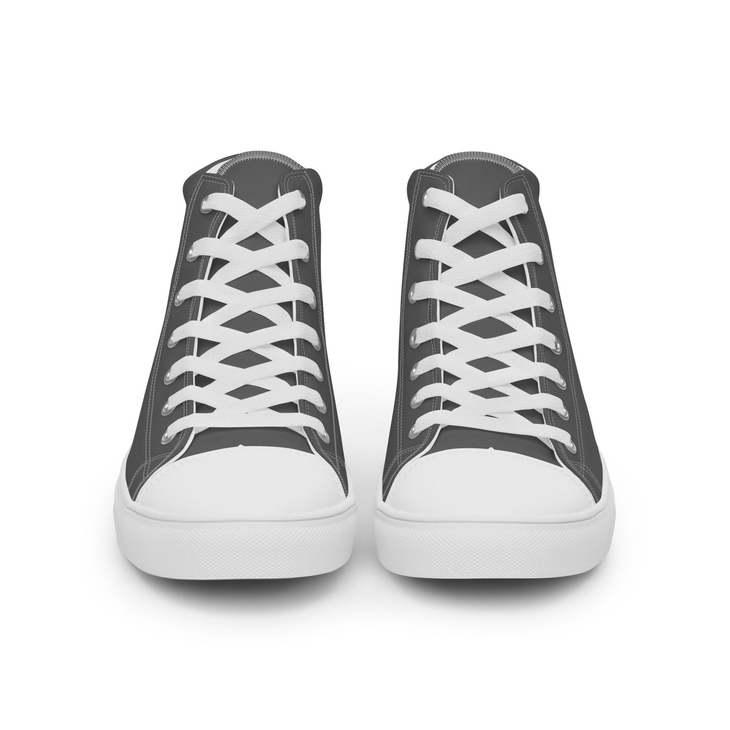 Men’s high top canvas shoes - Steel Grey