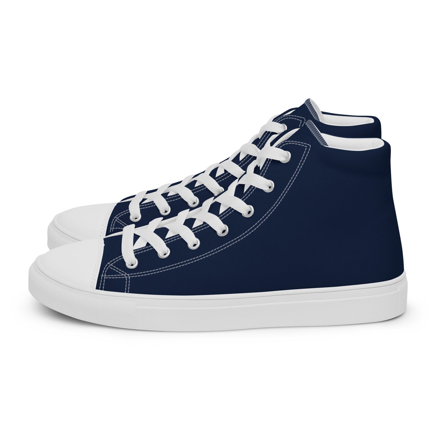 Men’s high top canvas shoes - Navy Blue
