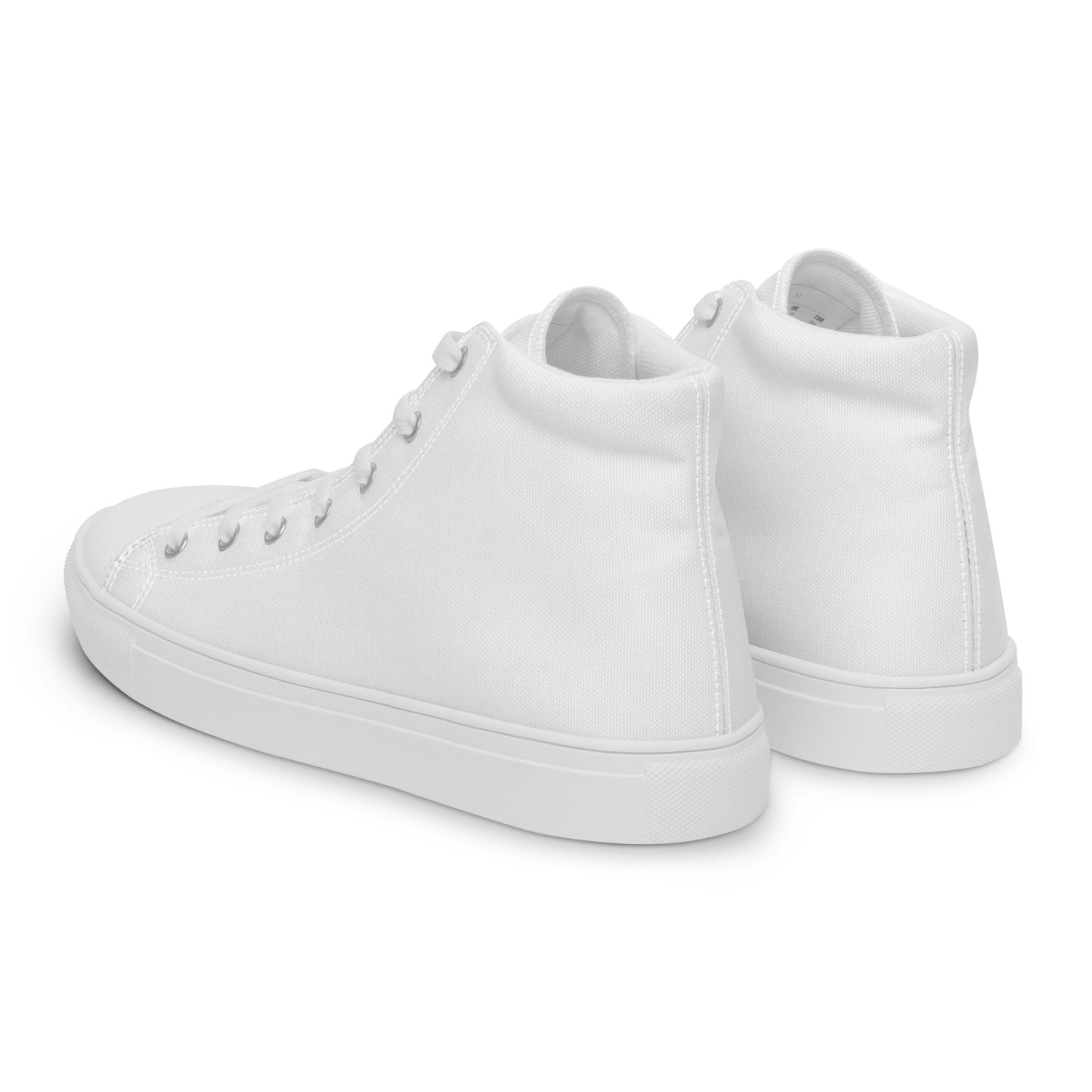 Men’s high top canvas shoes - Arctic White