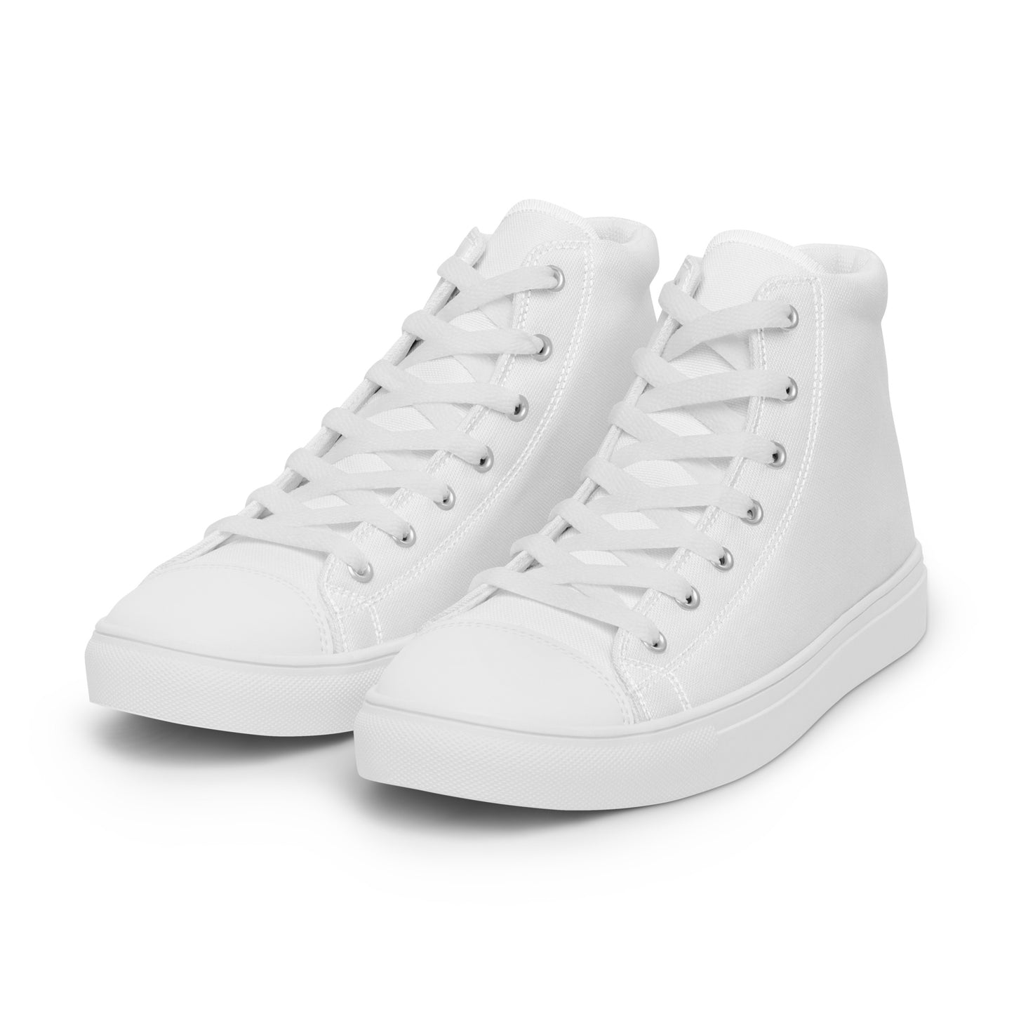 Men’s high top canvas shoes - Arctic White