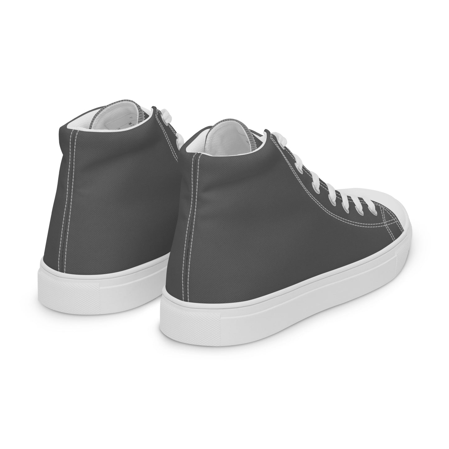 Men’s high top canvas shoes - Steel Grey