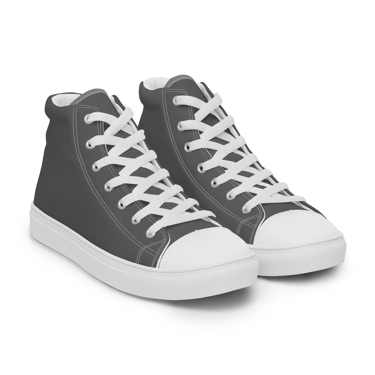 Men’s high top canvas shoes - Steel Grey