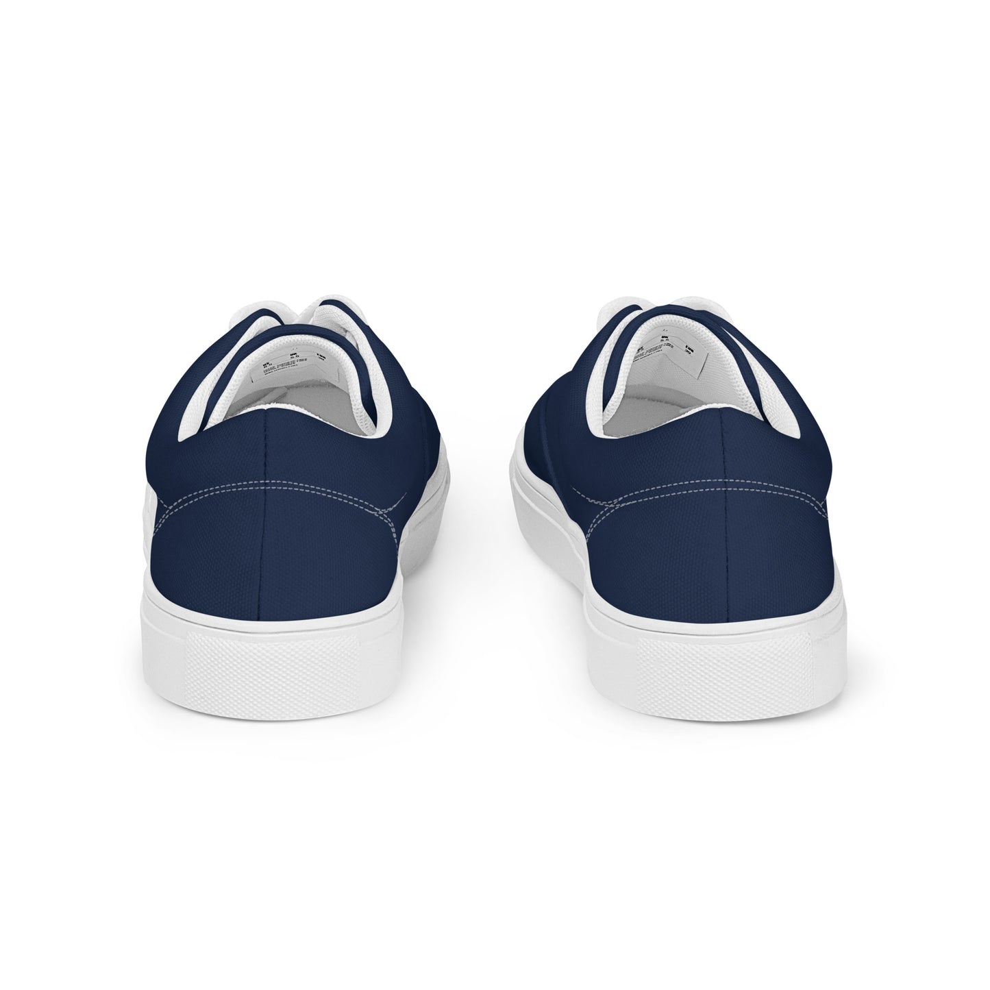 Men’s lace-up canvas shoes - Navy Blue