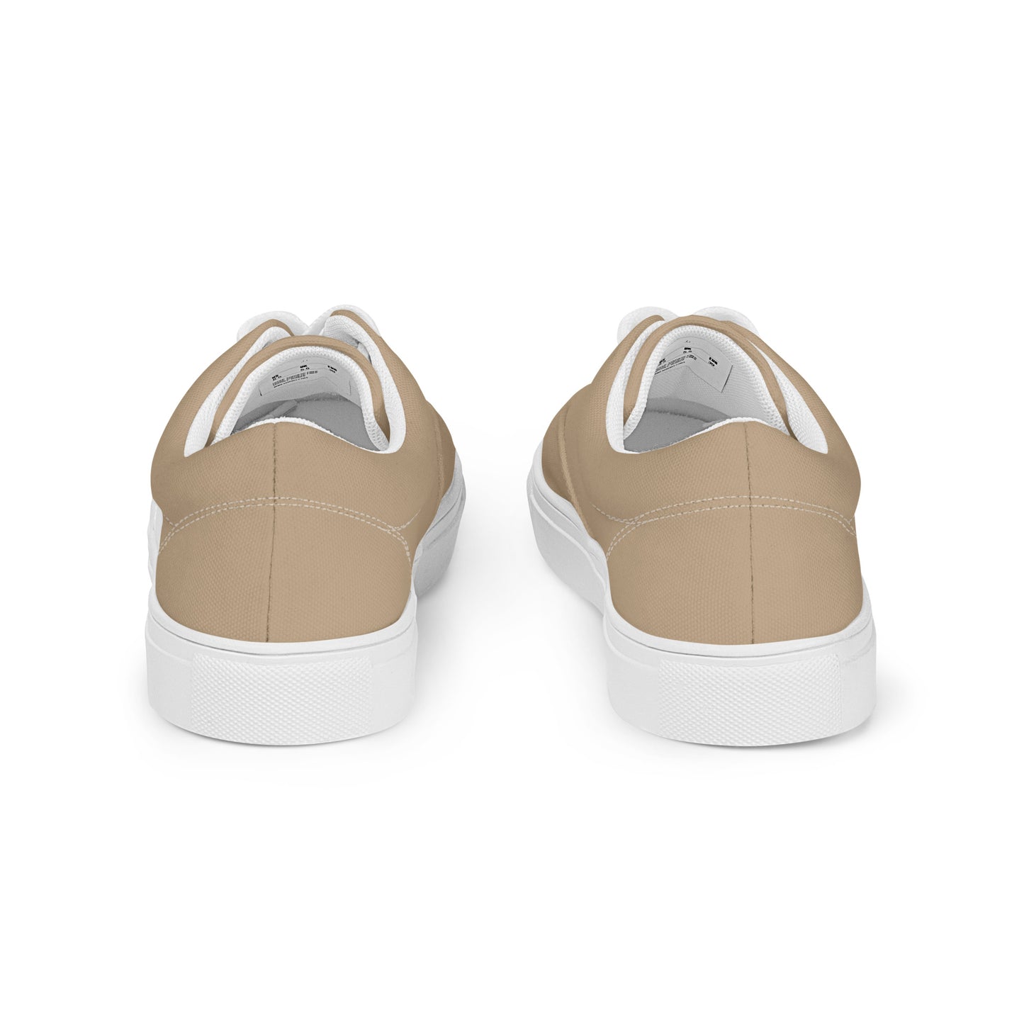 Men’s lace-up canvas shoes - Khaki