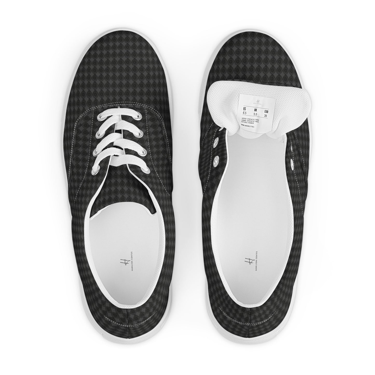 Men’s lace-up canvas shoes - Black Diamond