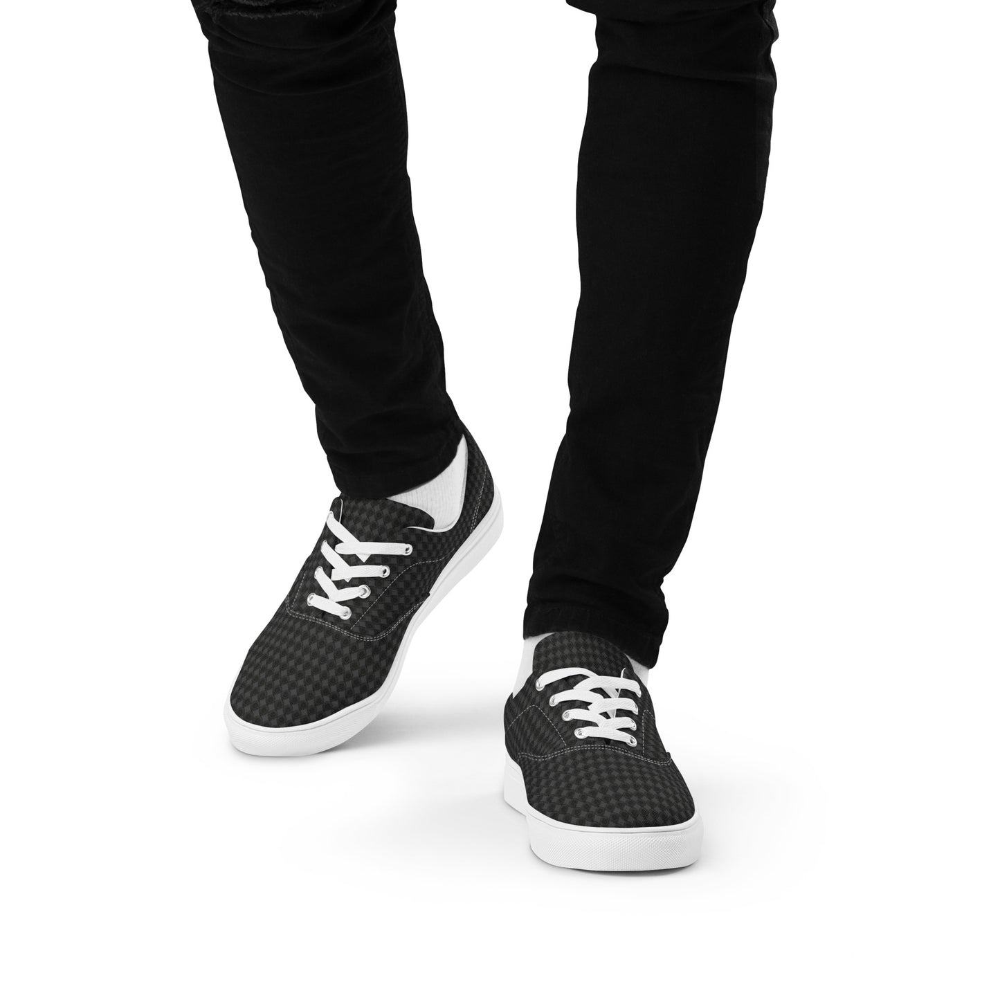 Men’s lace-up canvas shoes - Black Diamond