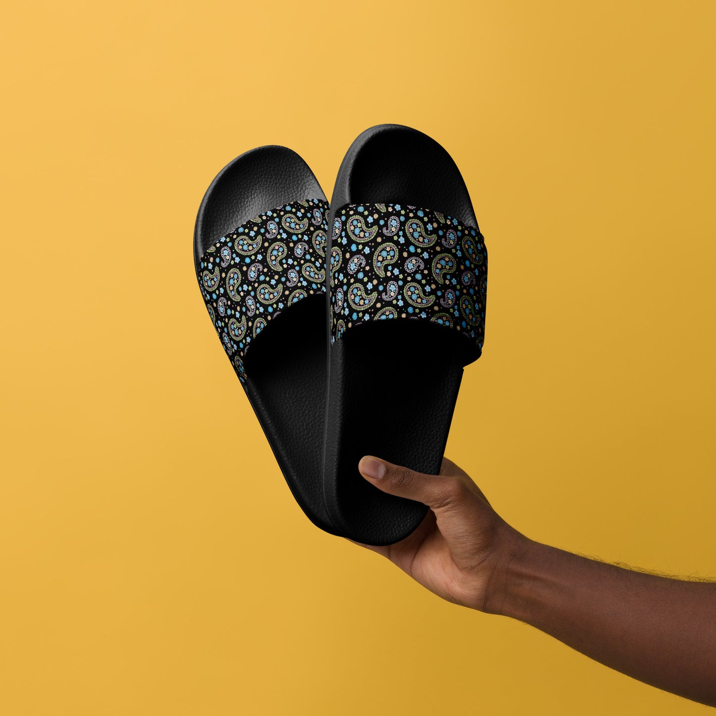 Men's Comfort sliders - Paisley