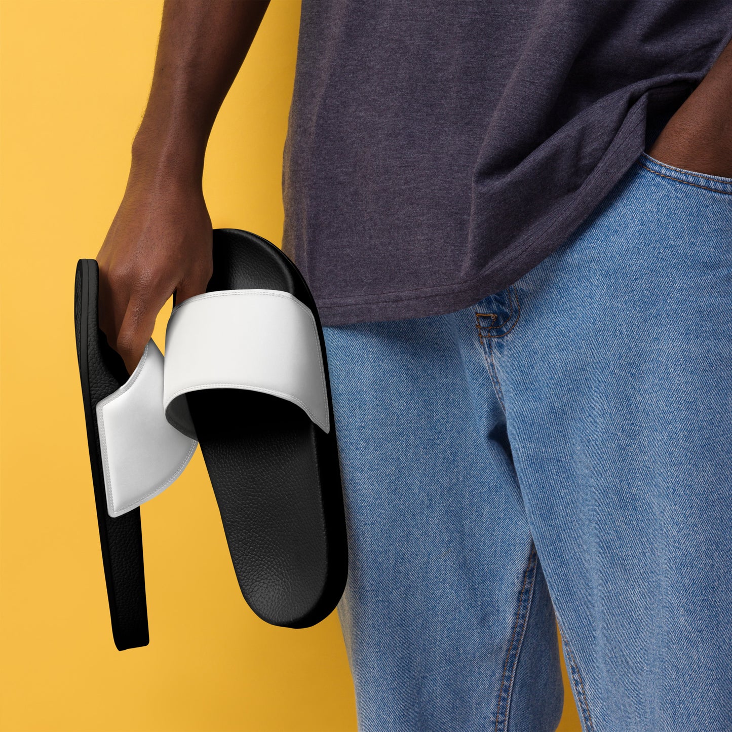 Men's Comfort sliders - Arctic White