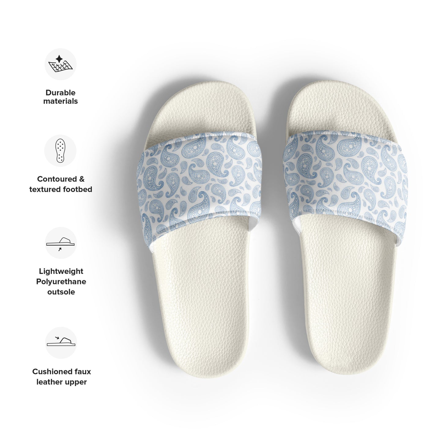 Men's Comfort sliders - Paisley