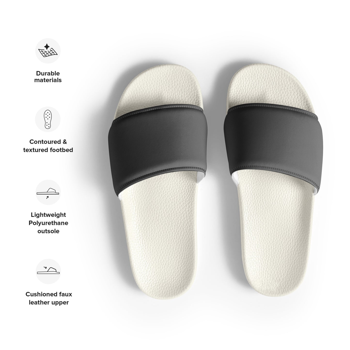 Men's Comfort sliders - Steel Grey