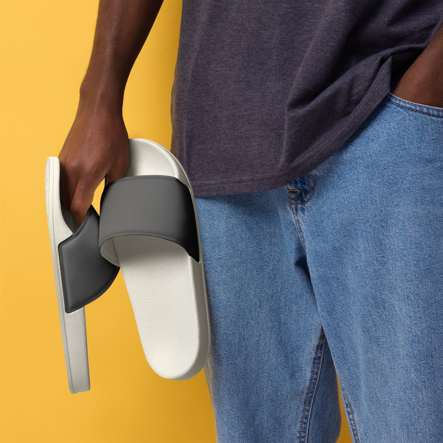 Men's Comfort sliders - Steel Grey