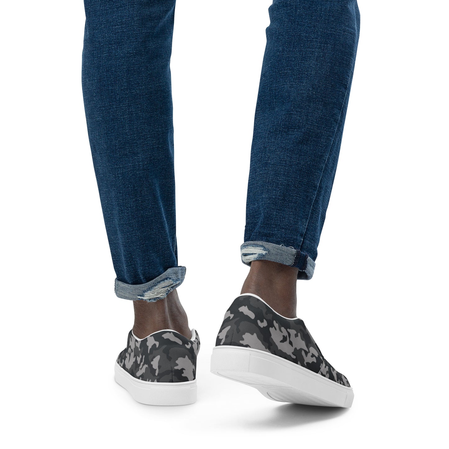 Men’s slip-on canvas shoes - Camo